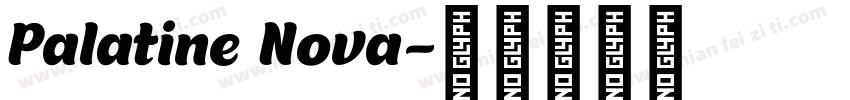 Palatine Nova字体转换